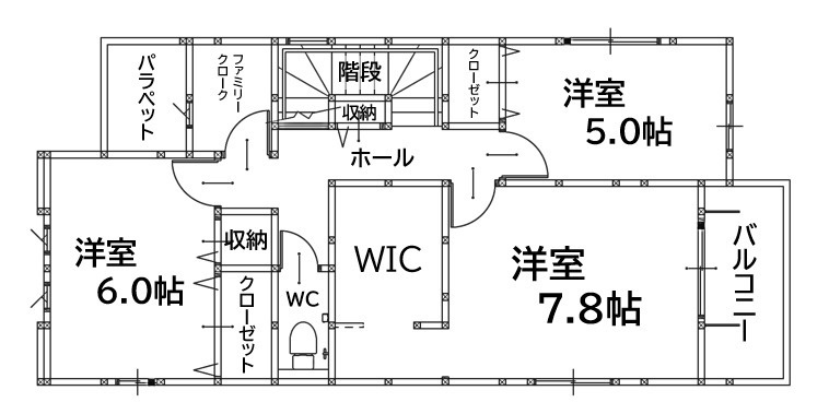 北九州市八幡西区大浦1丁目2期1号棟の間取り