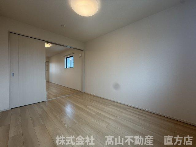 直方市大字感田のアパートの寝室