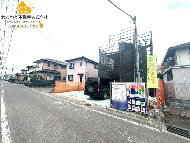 島田市阿知ケ谷　2期の前面道路含む現地写真|2026.4.9外観撮影