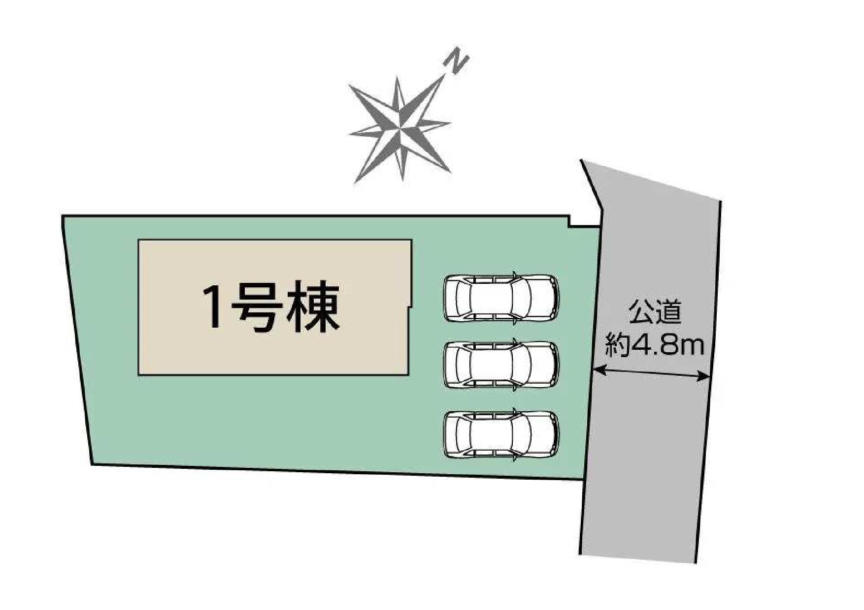 島田市阿知ケ谷　2期の区画図