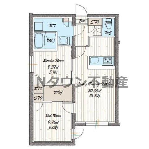 【間取り】 | quador noie 今池 | 間取りです。