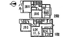 【間取り】 | 安佐南区相田７丁目