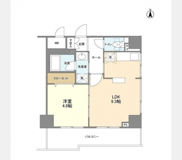 【間取り】 | ＯＮＥ　ＲＯＯＦ　ＦＬＡＴ　ＴＯＧＯＳＨＩ | 間取