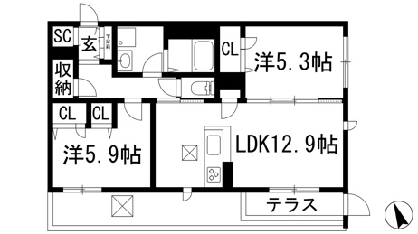【間取り】
