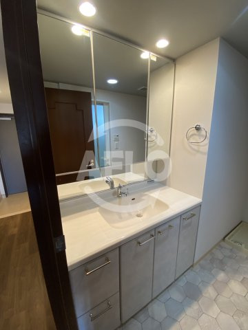 ファミール上町台パークサイド　中央小学校区の独立洗面台|ファミール上町台パークサイド　独立洗面台