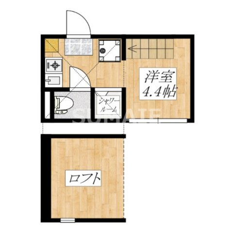 ハーモニーテラス新小岩Ⅲの間取り|間取図です。