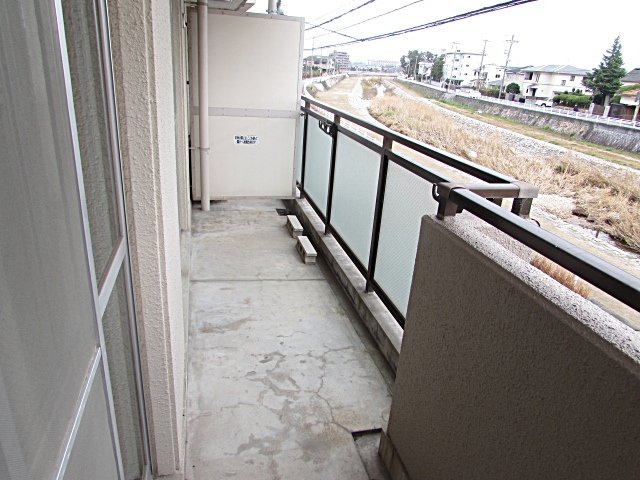 メービウス仁川のバルコニー