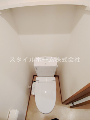 【トイレ】 | コーポ鈴森A棟 | 落ち着いたトイレです