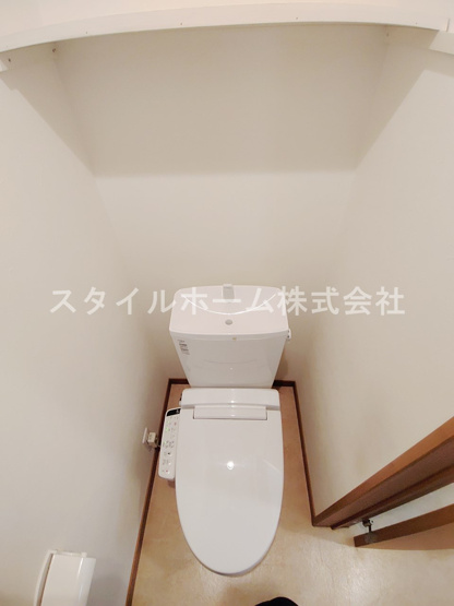 【トイレ】 | コーポ鈴森A棟 | 落ち着いたトイレです