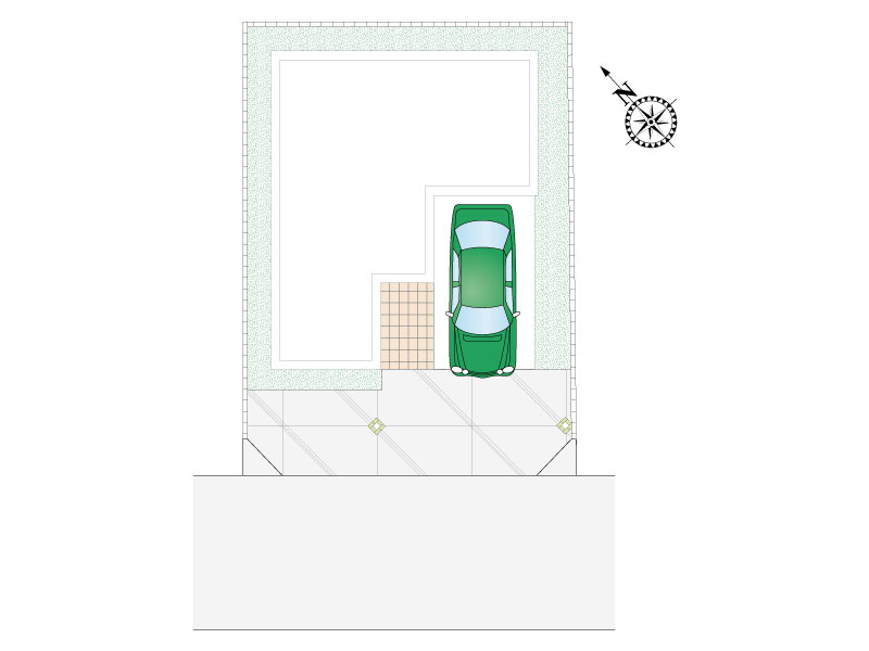 上尾市緑丘５丁目　全３区画　３号棟　※駐車１台