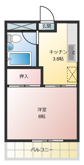 【間取り】 | 光ハイツ・杉本
