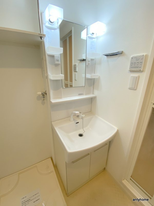 ライブカーサ上新庄　仲介手数料無料の洗面所