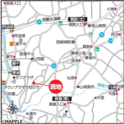 【地図】 | 糸満市兼城（全2棟）B号棟 | 地図♪