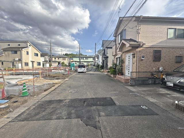 所沢市山口・全4棟　新築一戸建　1号棟の前面道路含む現地写真|現地写真（2026年4月20日撮影）