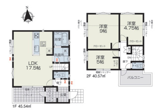【間取り】 | 練馬区南田中1丁目　新築戸建　4号棟 7990万円