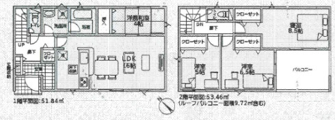 【間取り】 | 明石市二見町西二見第23（全3棟）２号棟 | 4LDKです。