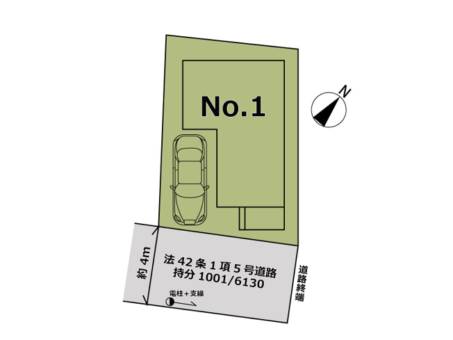 【区画図】 | 朝霞市宮戸4丁目　新築一戸建住宅　全1棟　(丸井志木店) | 2SLDKの機能的な間取りでファミリーにも対応