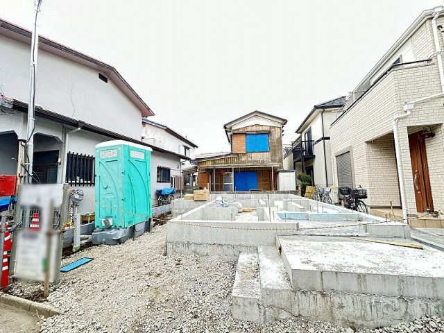 【外観】 | 朝霞市宮戸4丁目　新築一戸建住宅　全1棟　(丸井志木店) | 現地（2026年4月）撮影／2路線利用可能で通勤・通学に便利