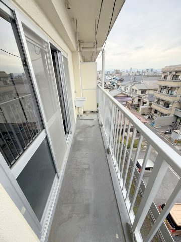 広島市西区庚午北１丁目の賃貸マンションのバルコニー