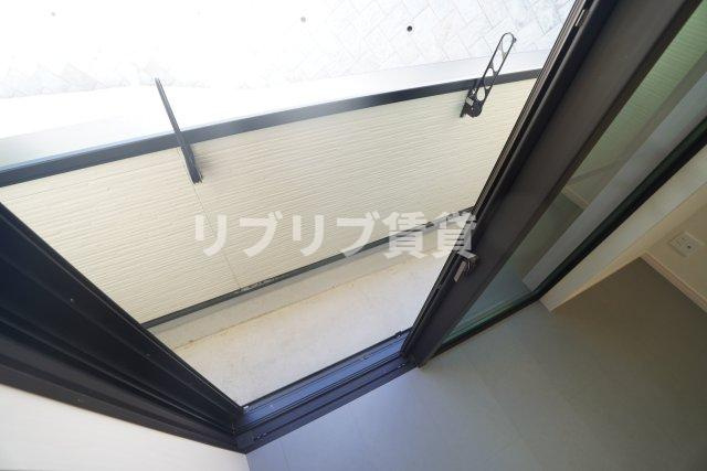 robot home みどり台のバルコニー