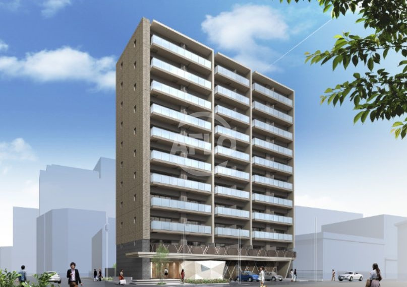 ATKレジデンスなんばの外観パース|ATKレジデンスなんば