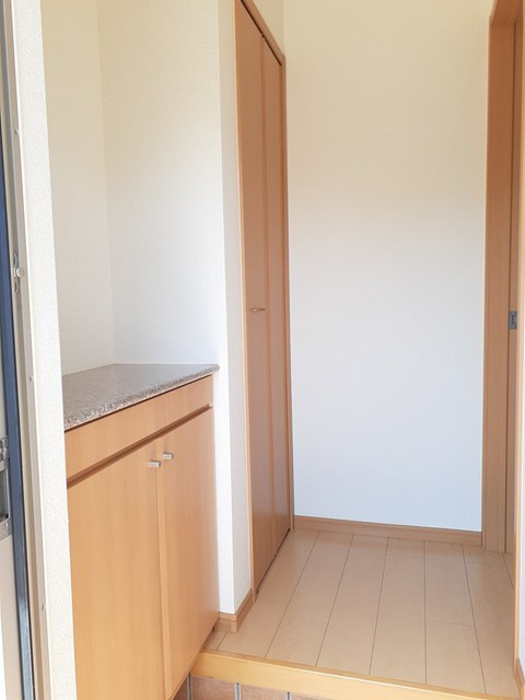 ミッテメゾンBの玄関