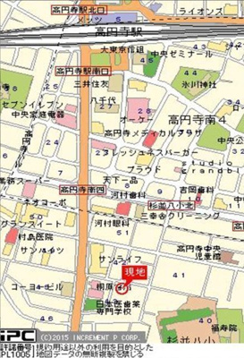 【地図】 | スカイコート高円寺第５