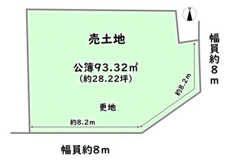【土地図】 | 右京区西京極東大丸町　建築条件つき