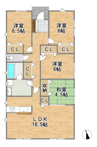 【間取り】 | アーネストワン　上峰町坊所第13