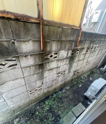 葵ハイツのバルコニー