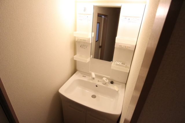 野田通貸家の洗面所