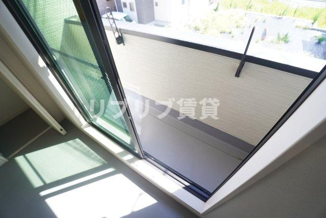 robot home みどり台のバルコニー