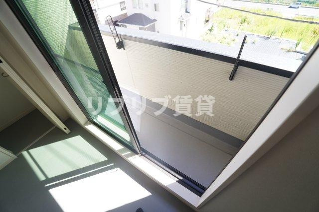robot home みどり台のバルコニー
