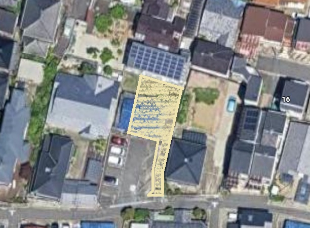 北区船堂町　売土地の地図