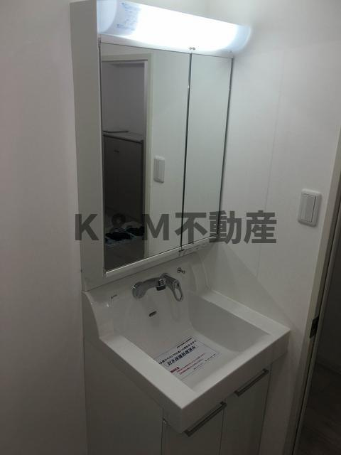 ＴＱレジデンス柏の洗面所|スペースが確保できる洗面所です