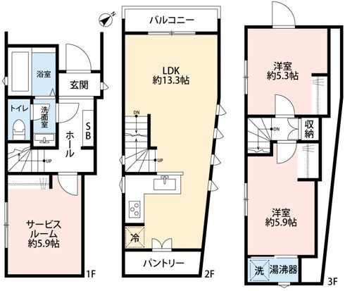 小山６丁目戸建の間取り