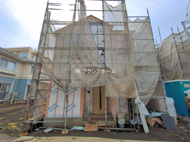 所沢市久米・全2棟　新築一戸建　2号棟　～LDK20帖～の外観|現地写真（2026年4月7日撮影）