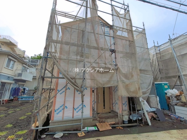 所沢市久米・全2棟　新築一戸建　2号棟　～LDK20帖～の外観|現地写真（2026年4月7日撮影）