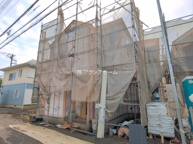 所沢市久米・全2棟　新築一戸建　2号棟　～LDK20帖～の前面道路含む現地写真|現地写真（2026年4月7日撮影）