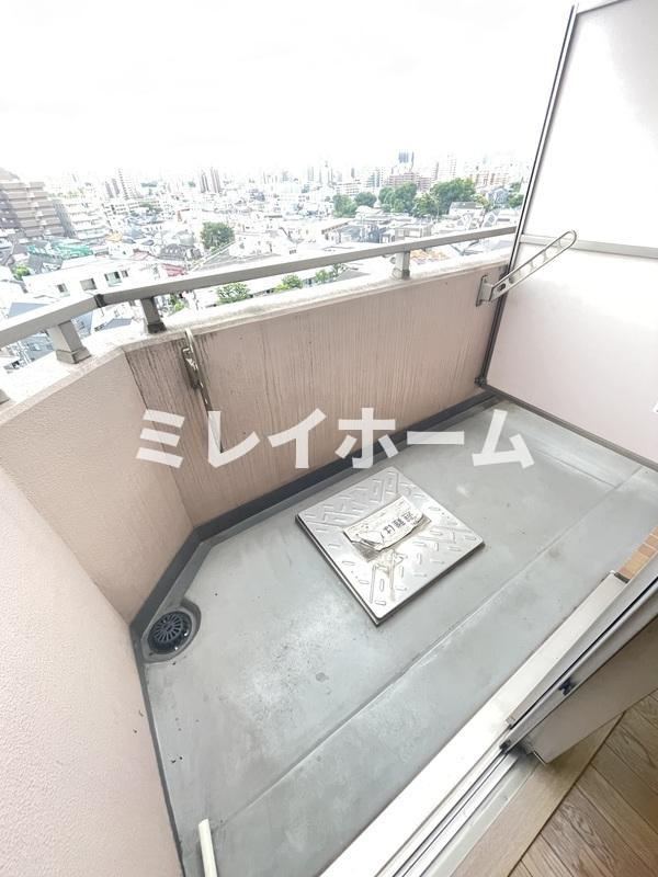 グランヴァン大井町のバルコニー