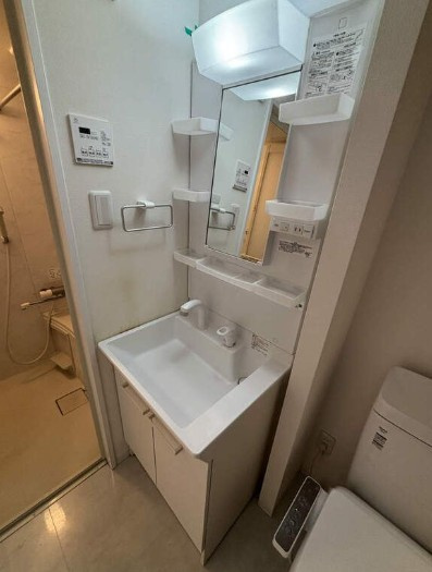足立区千住緑町２丁目の賃貸マンションの洗面所