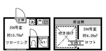中野区松が丘２丁目のアパートの間取り