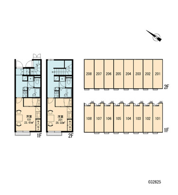 【区画図】 | レオパレス花みずき