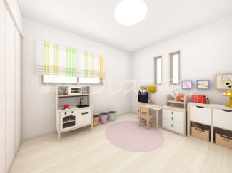 【洋室】 | ４号地洋室（子供部屋）完成イメージ