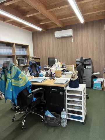 坂出市林田町事務所の内装