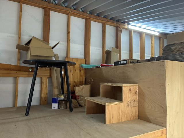 坂出市林田町事務所の内装