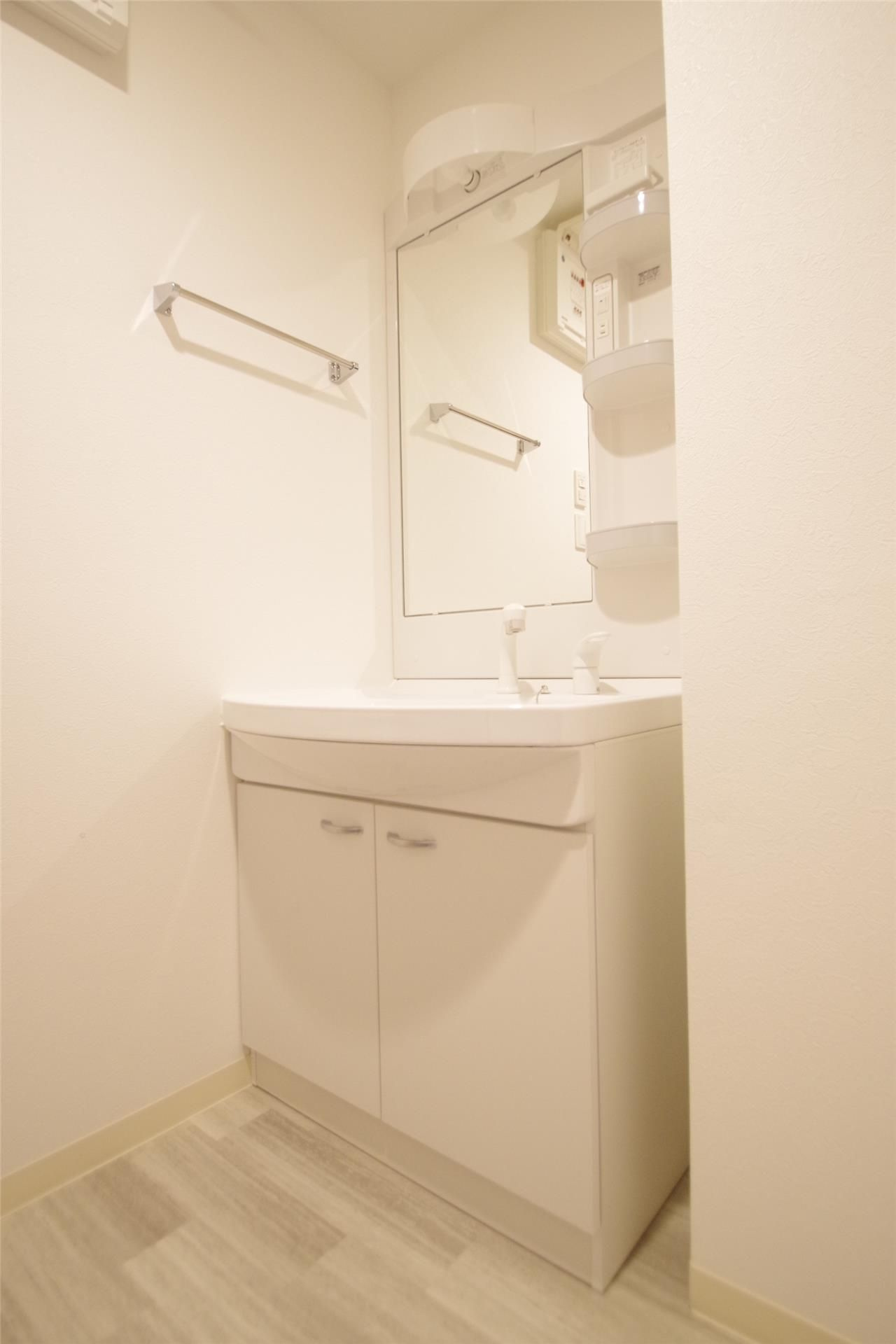 熊本市中央区新町３丁目の賃貸マンションの独立洗面台