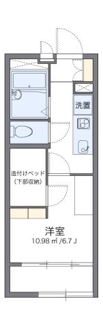 レオパレスエスペランサ横須賀の間取り