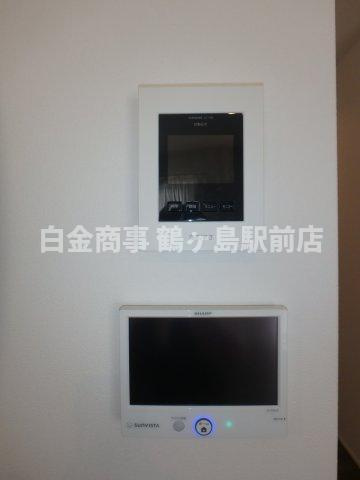 坂戸市関間中古戸建の防犯設備