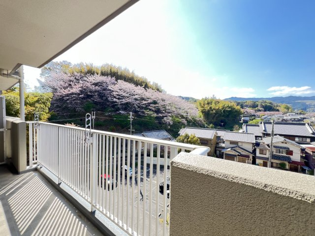 ローレルコート桜井南5階のバルコニー